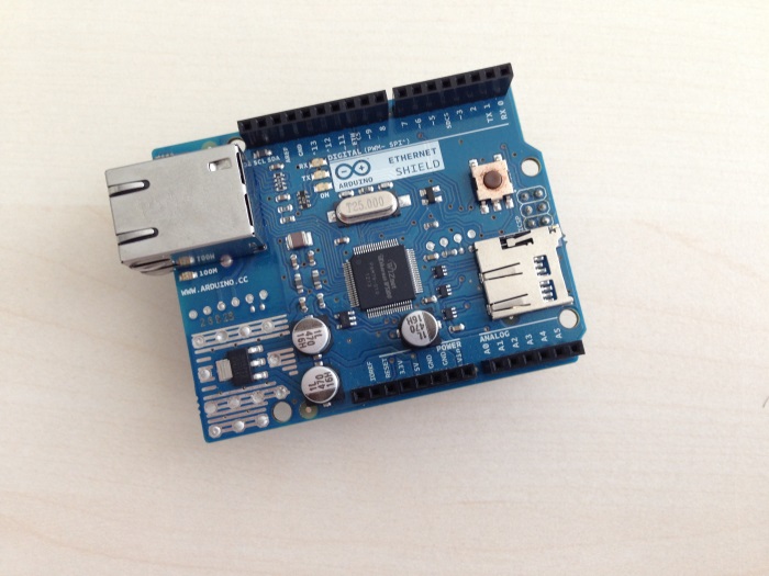 Bild eines Arduino Ethernet Shield